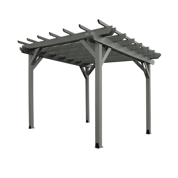 Highwood Usa Bodhi 12 x 12 Poly Outdoor Pergola Gazebo AD-PGLA1212-CGE - main